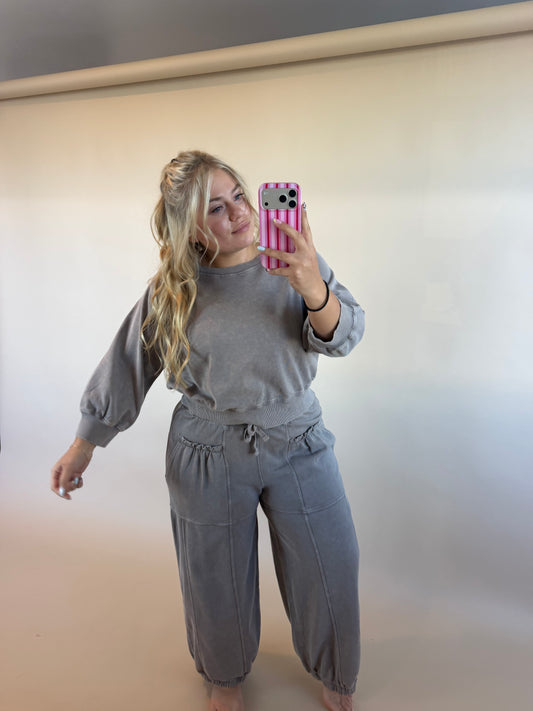 Megan Mineral Washed Cotton Set