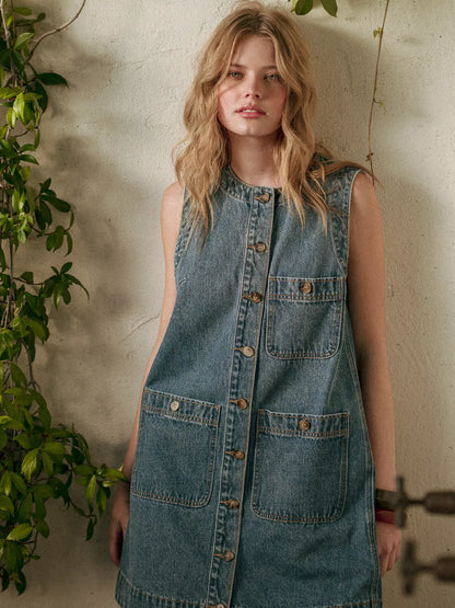 Brandi Denim Dress*