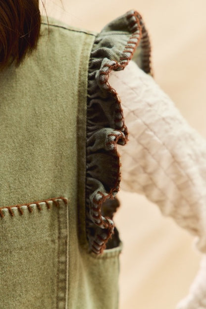 Olivia Ruffle Vest