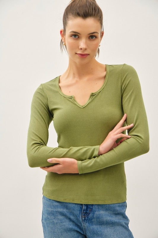 Charlotte Ribbed Tee