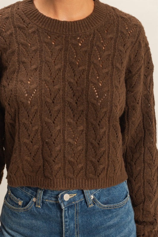 CiCi Cable Knit Sweater (5 Colors)