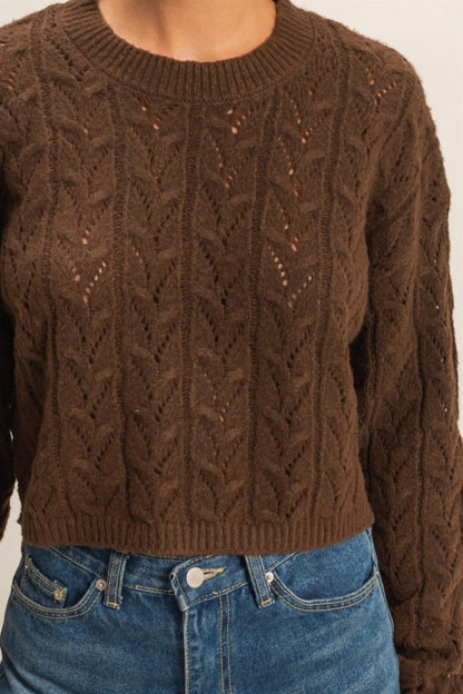 CiCi Cable Knit Sweater (5 Colors)