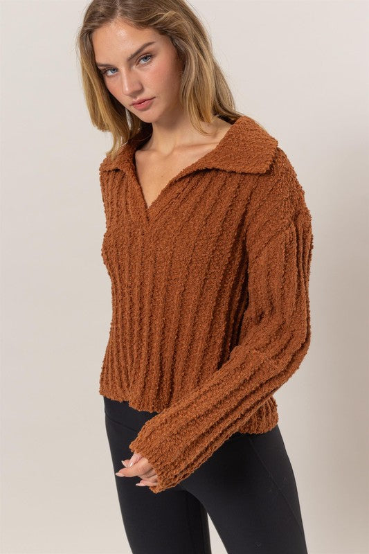 LeeAnn Collared Sweater