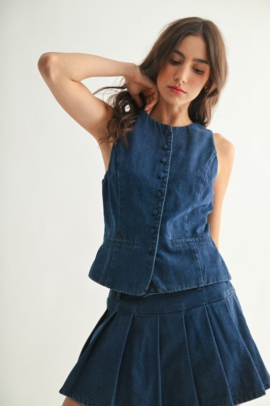 Tatia Denim Vest