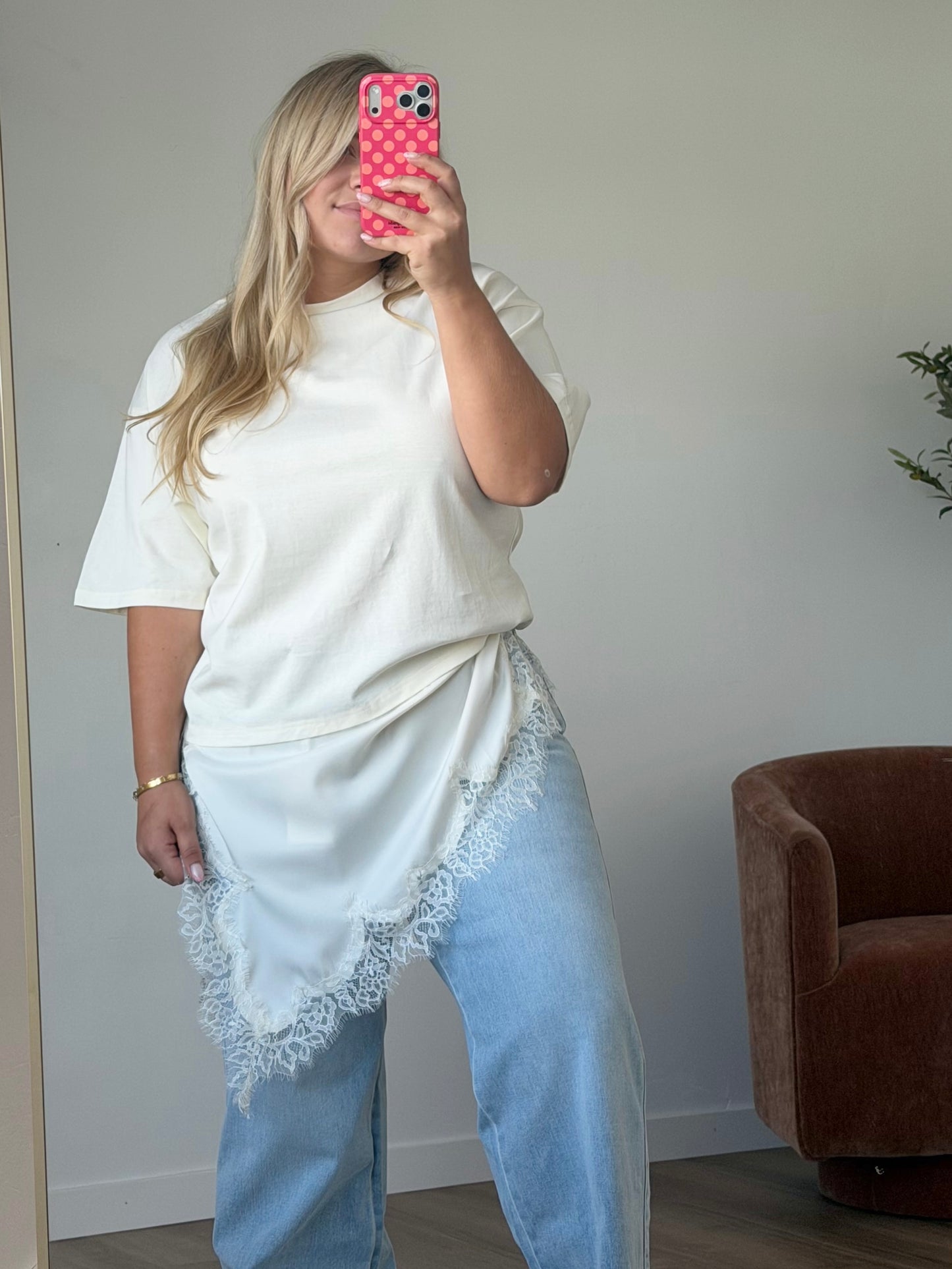 Dakota Lace Trim Top (Two Colors)