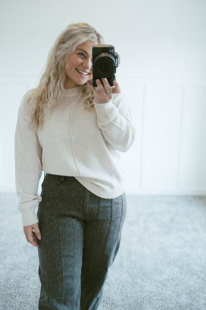 Claire Front Seam Sweater (5 Colors)