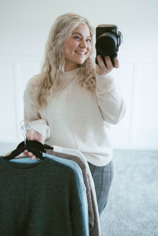Claire Front Seam Sweater (5 Colors)