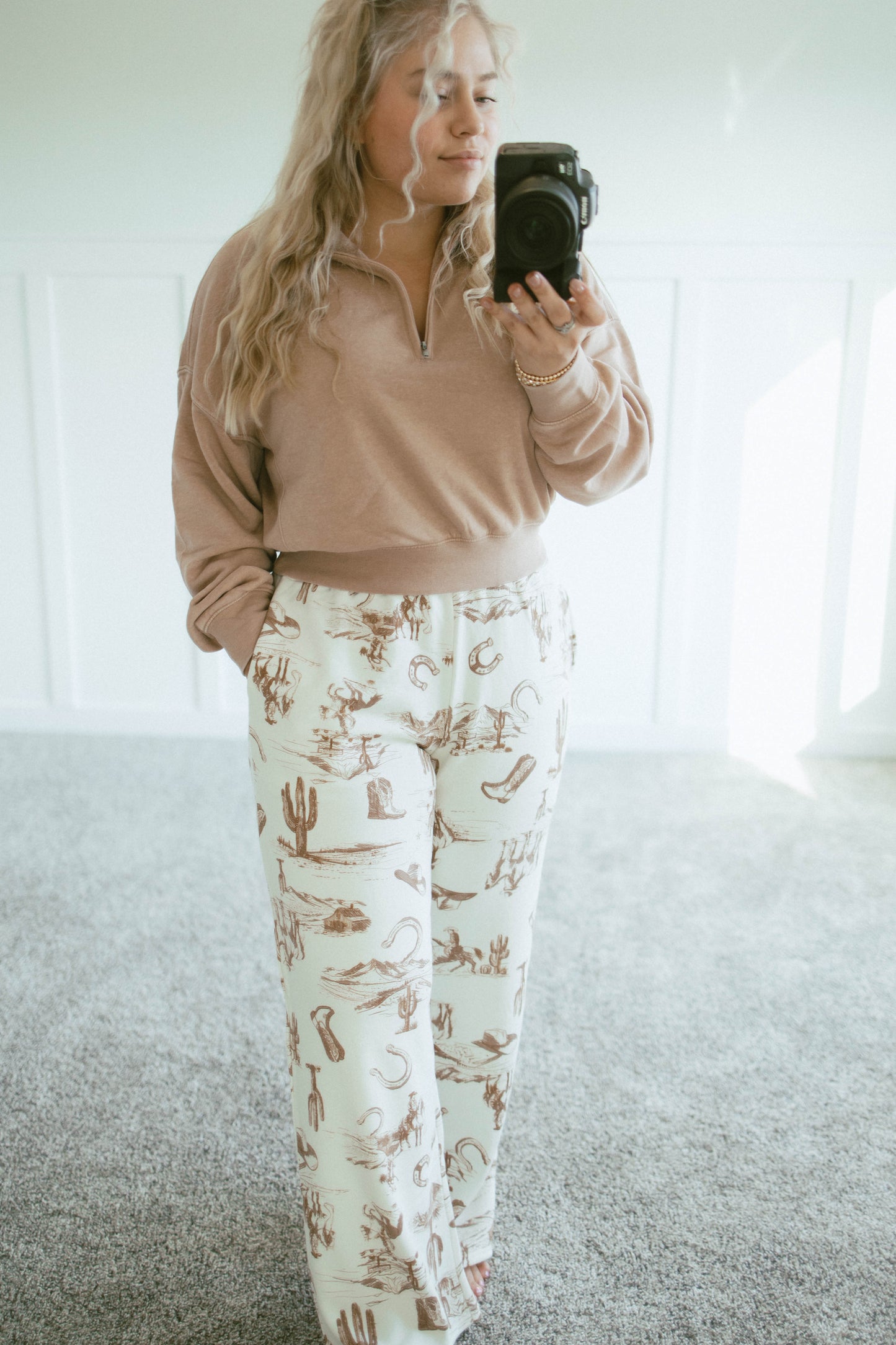 Chantal Western Stamp Sweatpants