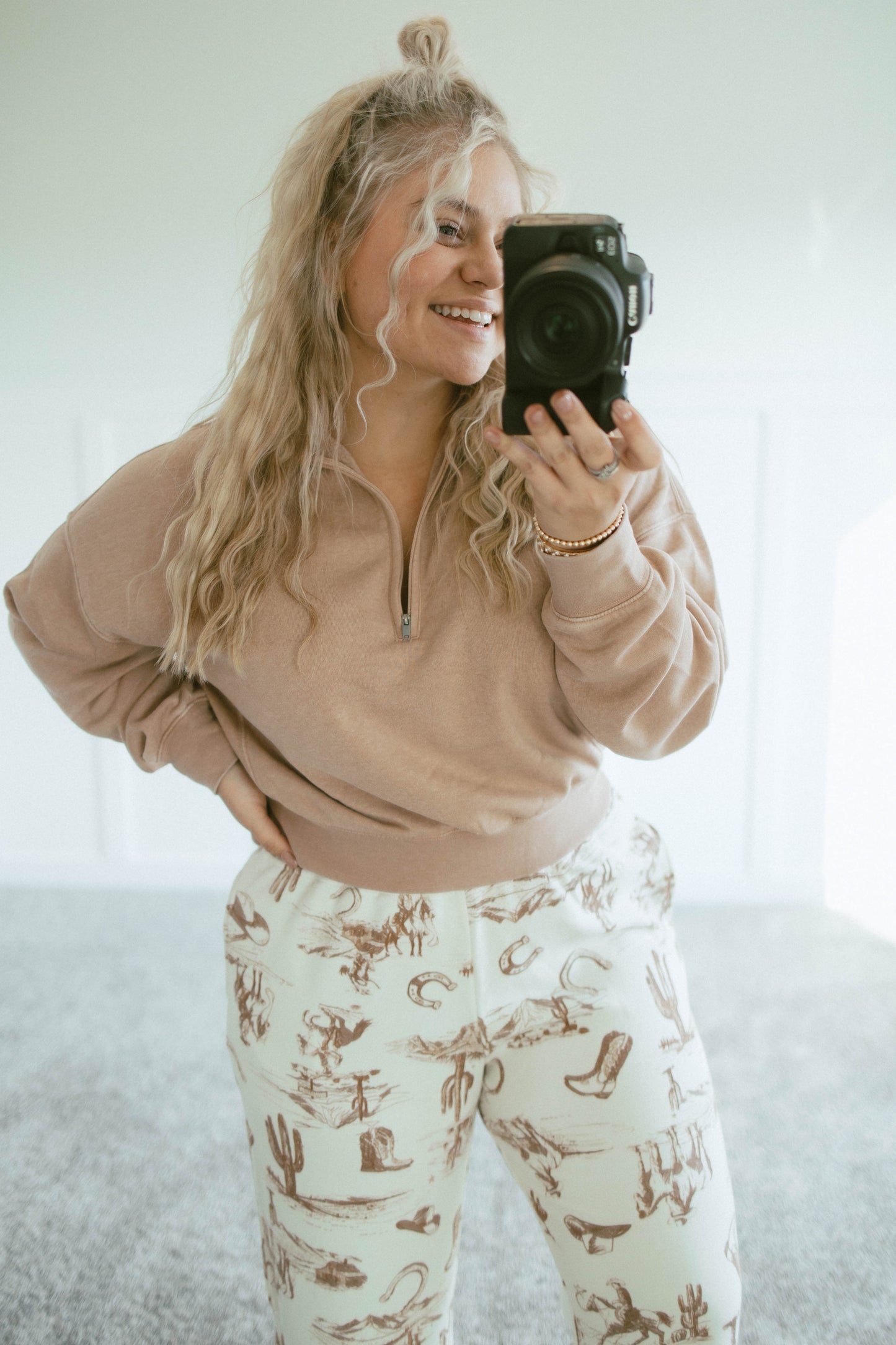 Chantal Western Stamp Sweatpants