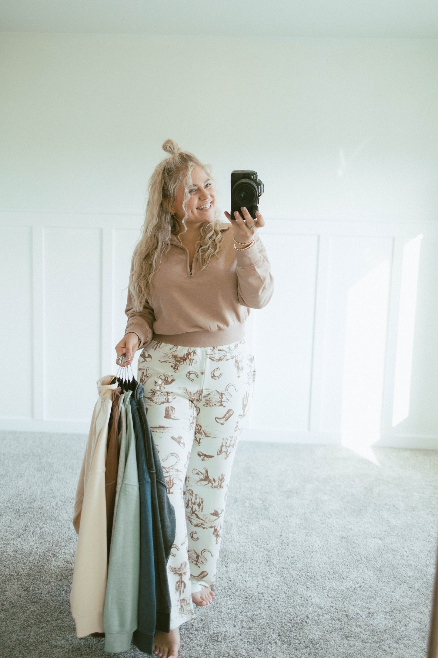 Chantal Western Stamp Sweatpants