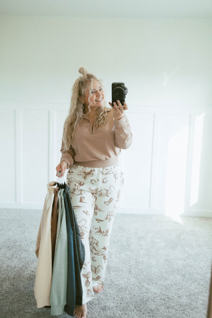 Chantal Western Stamp Sweatpants