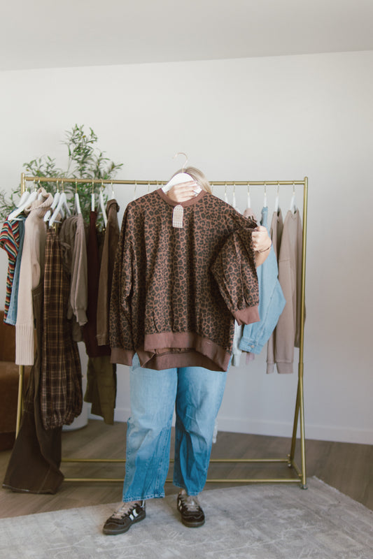 Pheba Leopard Sweatshirt