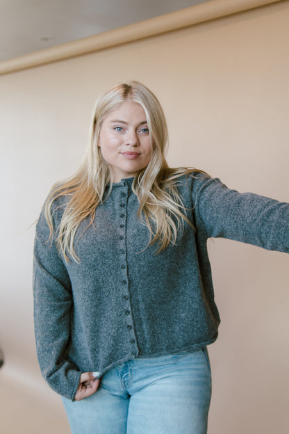 Kensley Mock Neck Cardigan