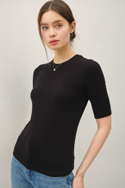 Bea Basic Crew Neck Tee