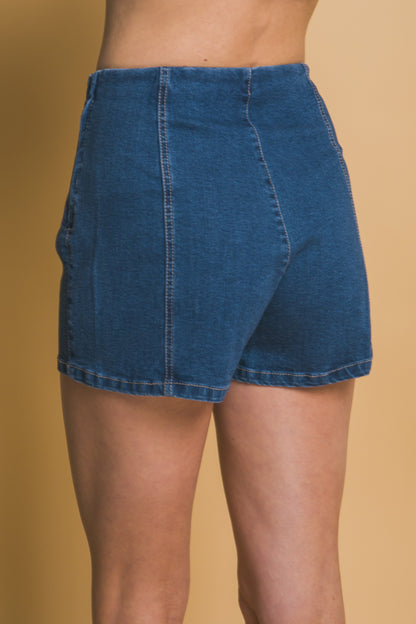 Denim Wrap Skirt