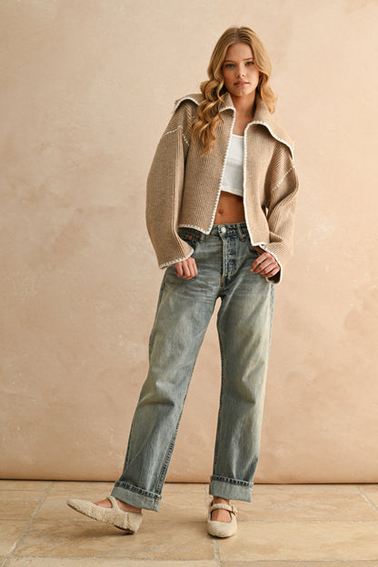 Bella Stitch Detail Cardigan