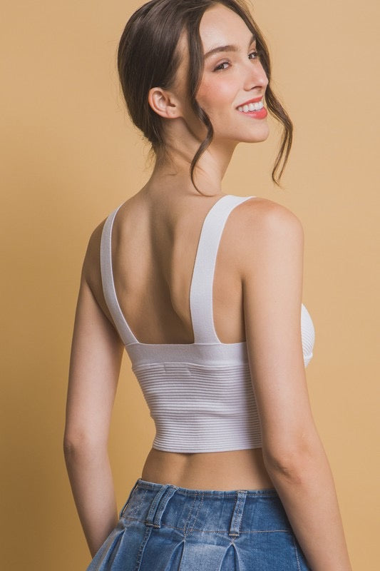 Knitted Cropped Top