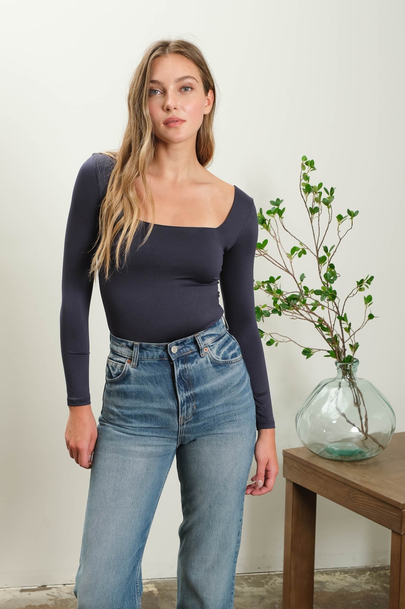 Seamless Square Neck Bodysuit