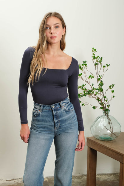 Seamless Square Neck Bodysuit