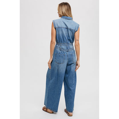 Devinee  Denim Jumpsuit