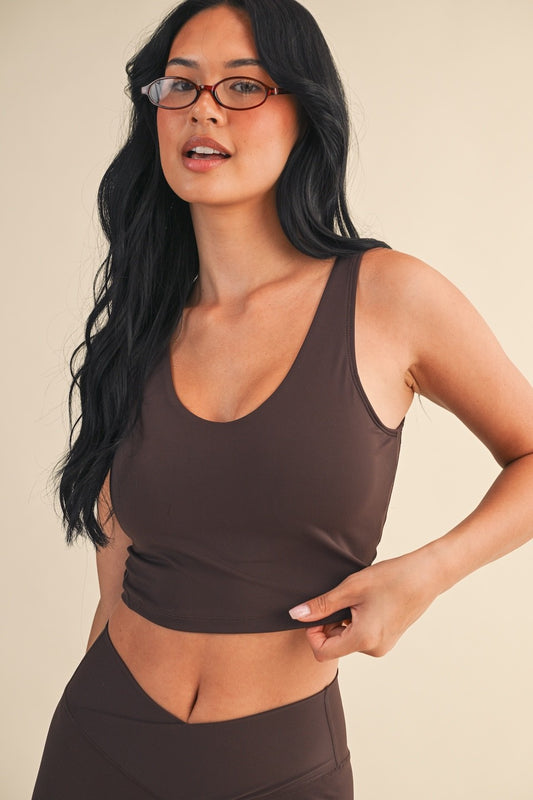Performance Cropped Tank Top ( 3 colors )