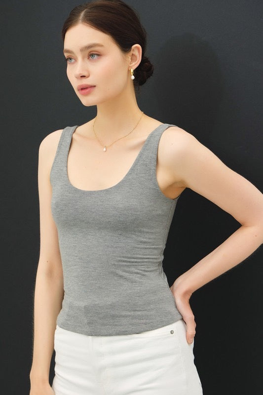 Basic Scoop Neck Tank