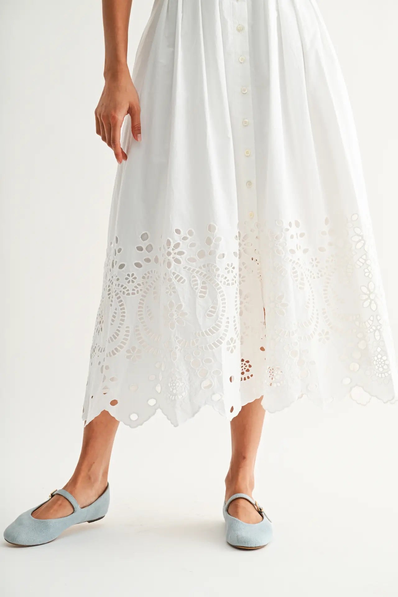 Klara Eyelet Dress