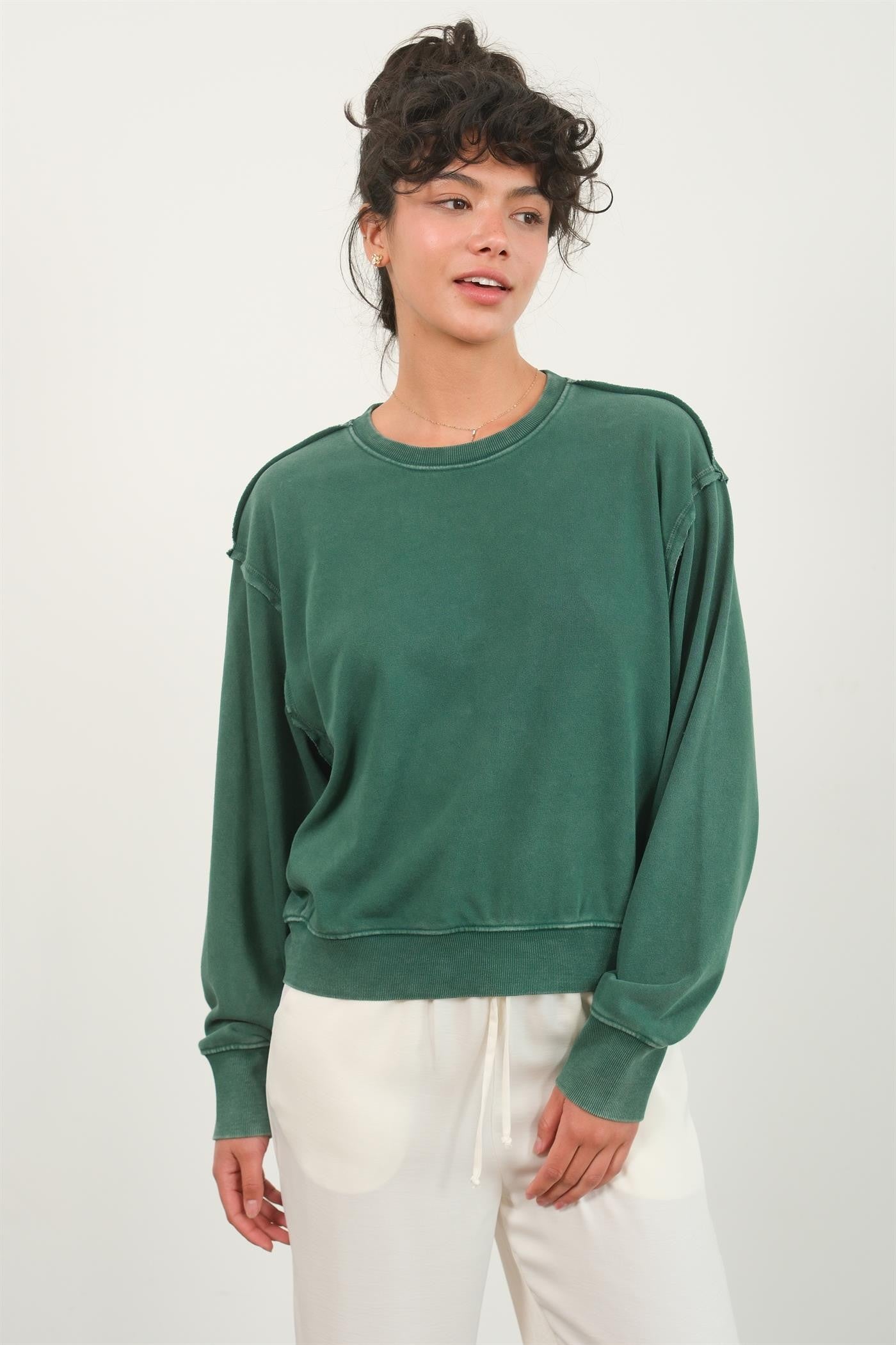 Kia Drop Shoulder Crewneck