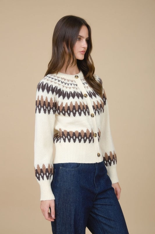Fair Isle Cardigan (2 Colors)