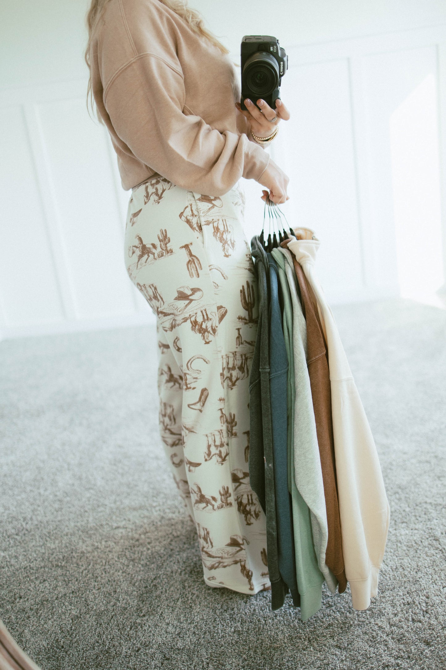 Chantal Western Stamp Sweatpants