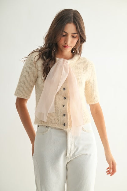 Cardi Bow Cardigan