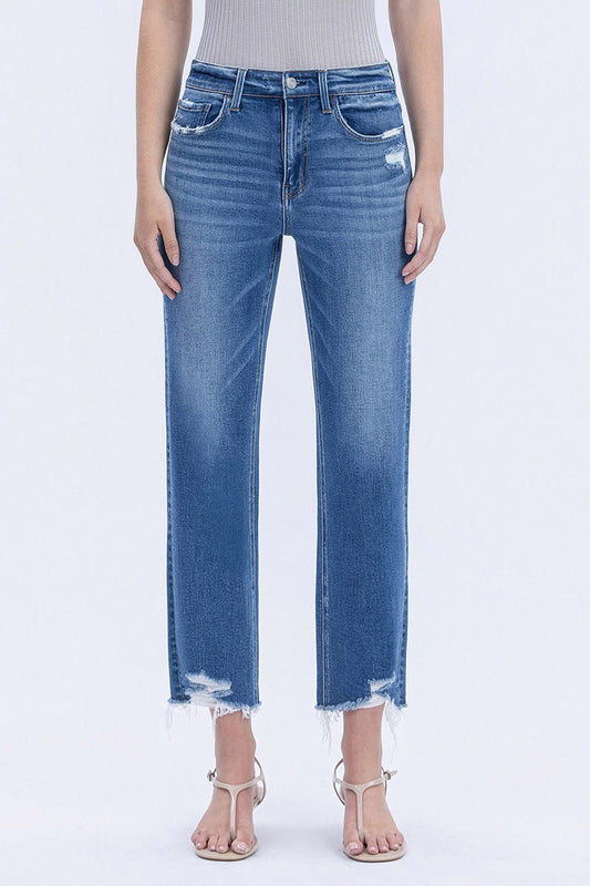 Franny Crop Straight Leg Jean