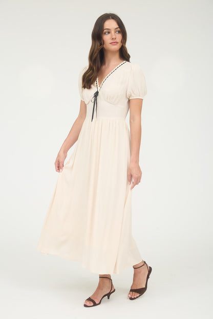 Claire Lace Trim Dress