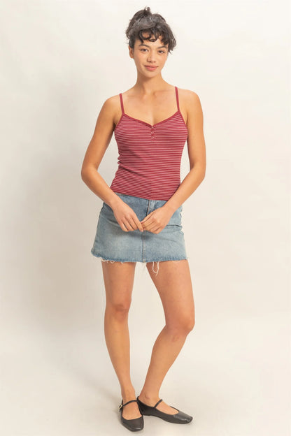 Harley Stripe Tank Top (Six Colors)*