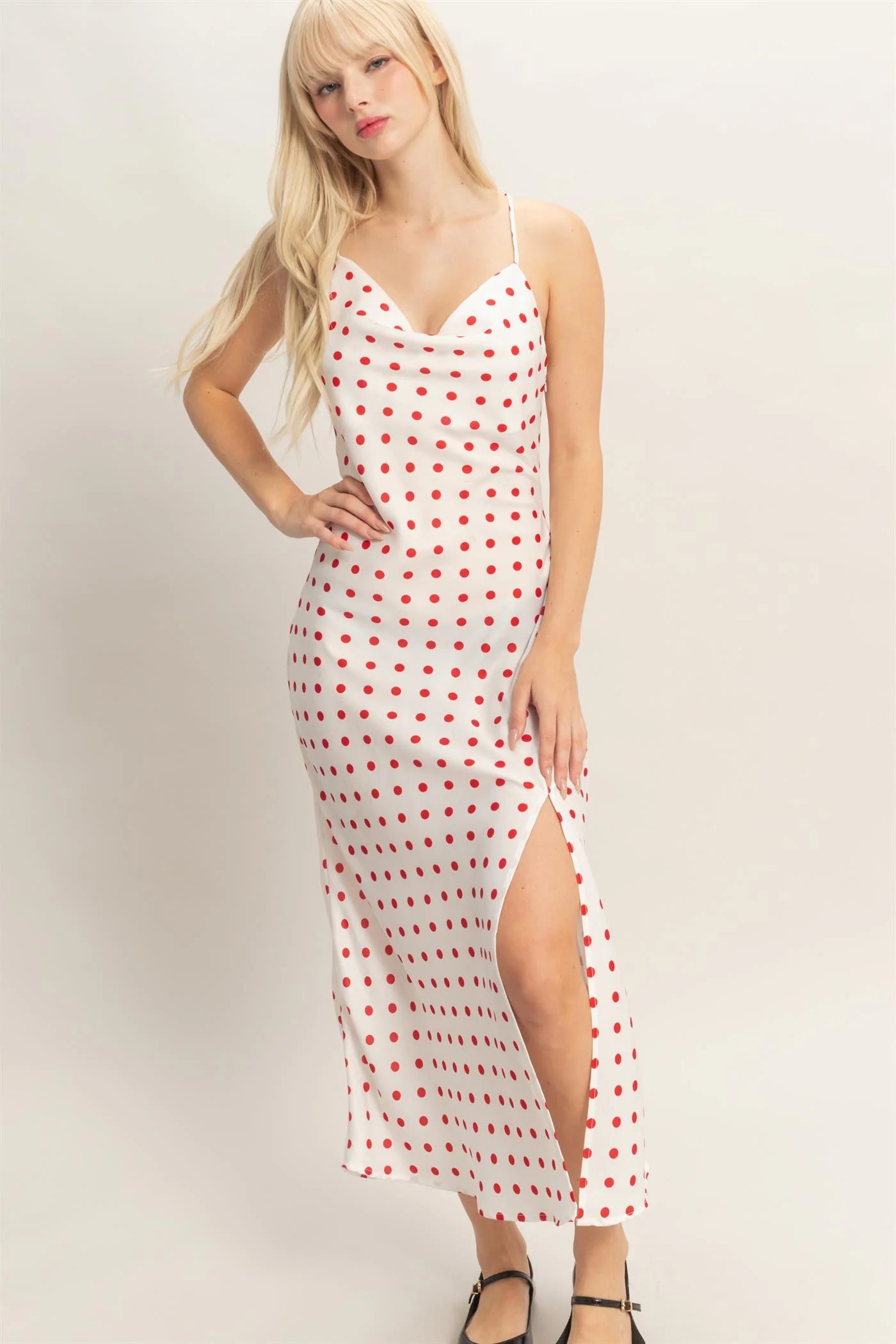 Haven Polka Dot Dress (Four Colors)*