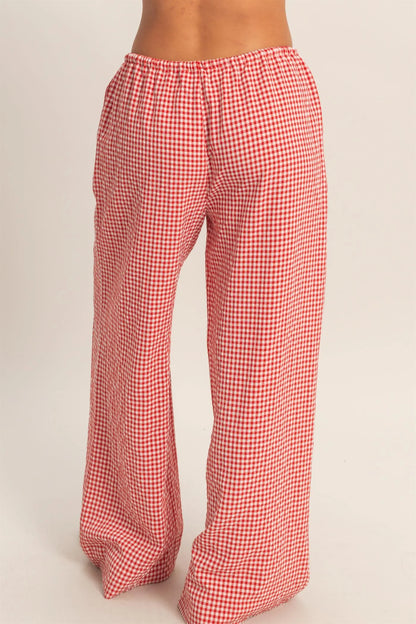 Holland Gingham Pants (Three Colors)*