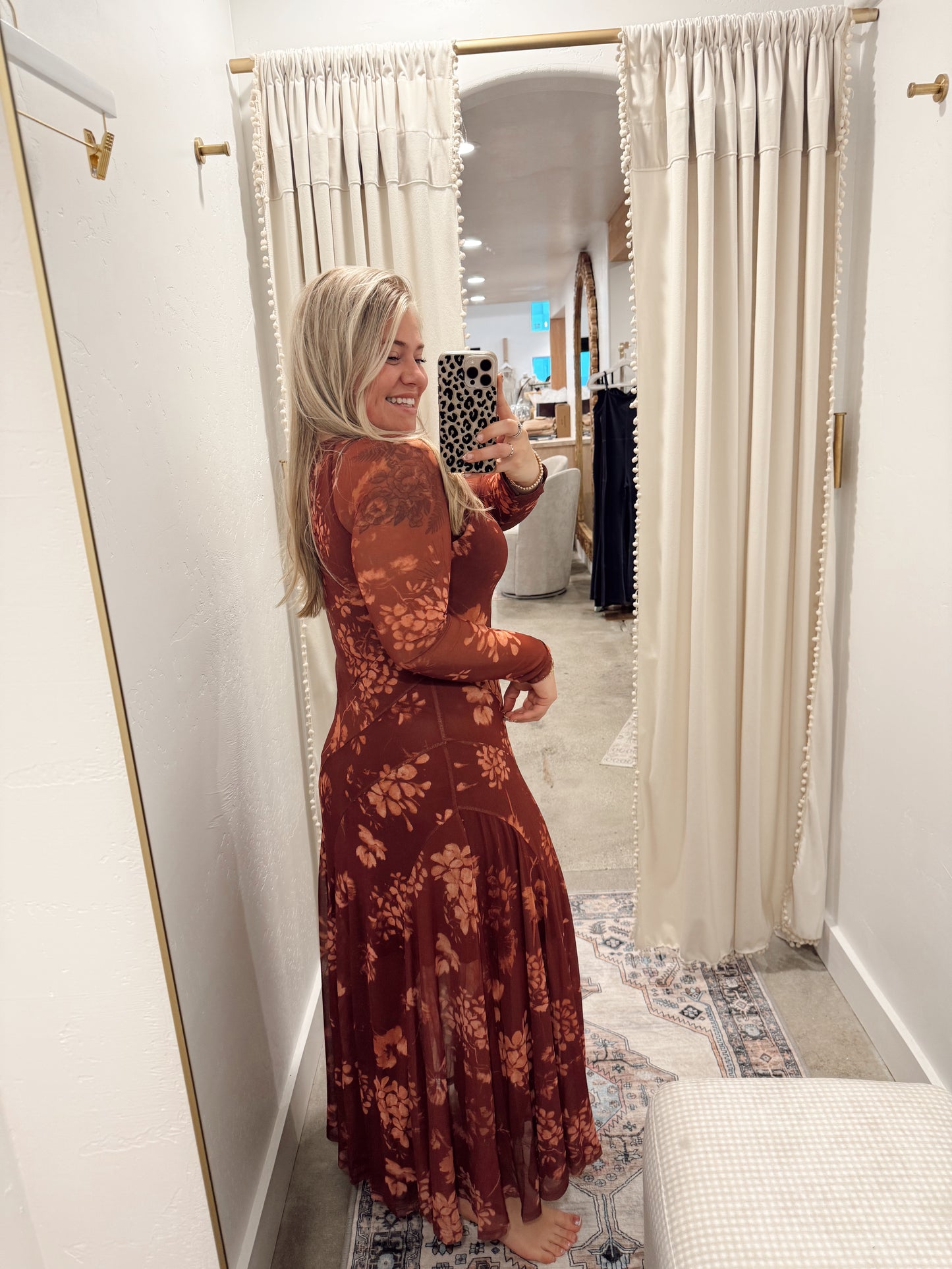 Maggie Mesh Maxi Dress