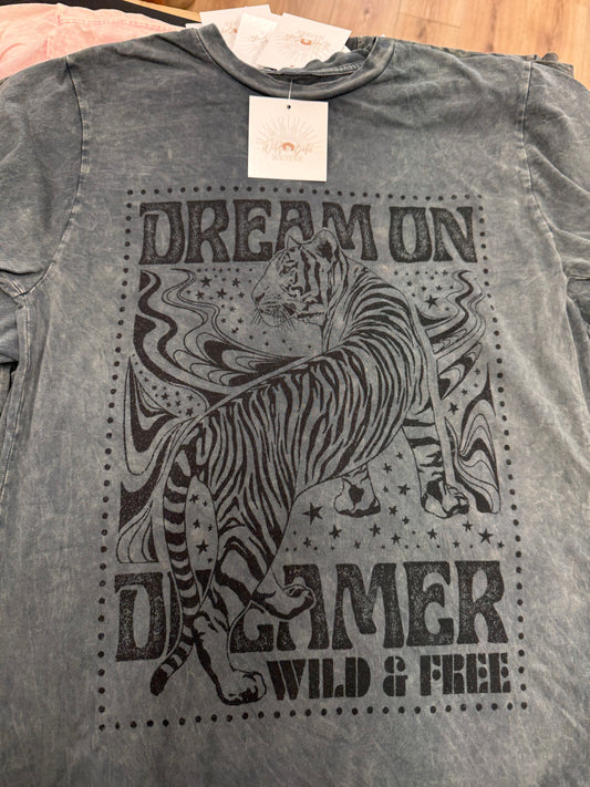 Dream On Dreamer Graphic Top