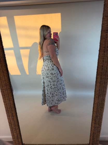 Maddie Halter Neck Midi Dress