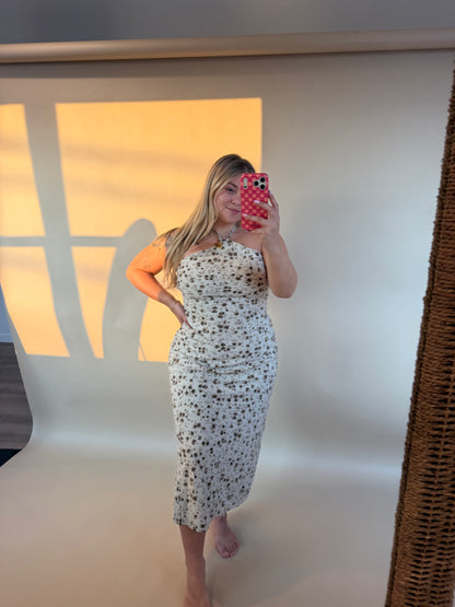 Maddie Halter Neck Midi Dress
