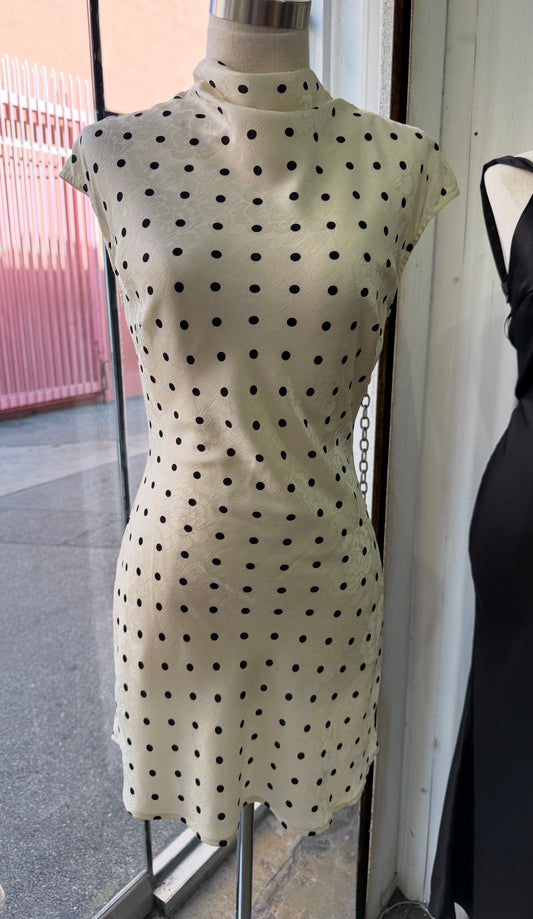Liberty Polka Dot Mini Dress