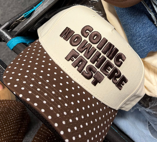 Going Nowhere Fast Trucker Hat
