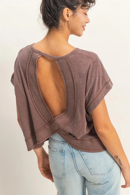 Lennon Open Back Top (Five Colors)*