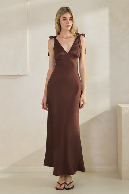 Lily Shoulder Tie Dress