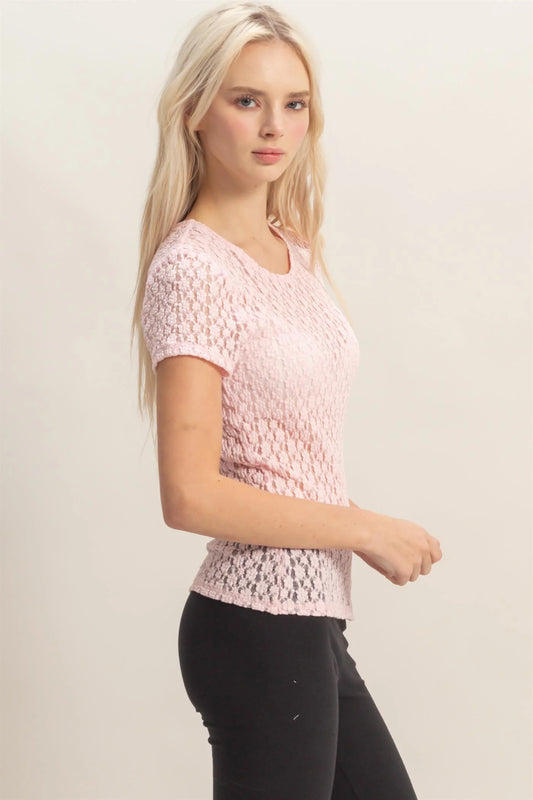 Logan Lace Top (Four Colors)*