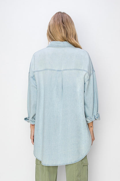 Denim Shirt Dress