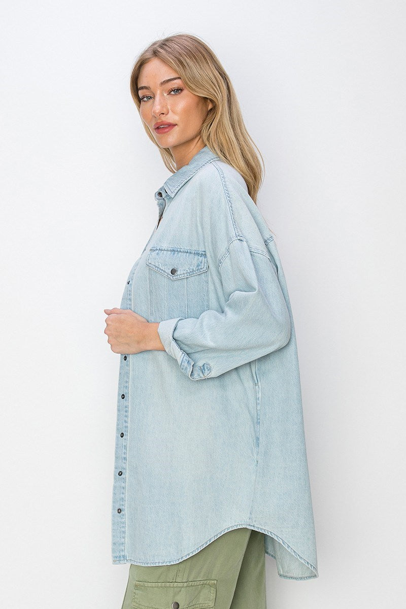 Denim Shirt Dress