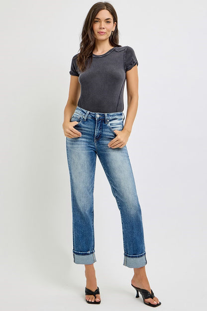 Charlie Straight Cuffed Jean