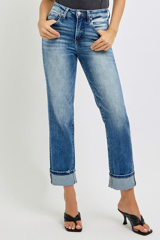 Charlie Straight Cuffed Jean