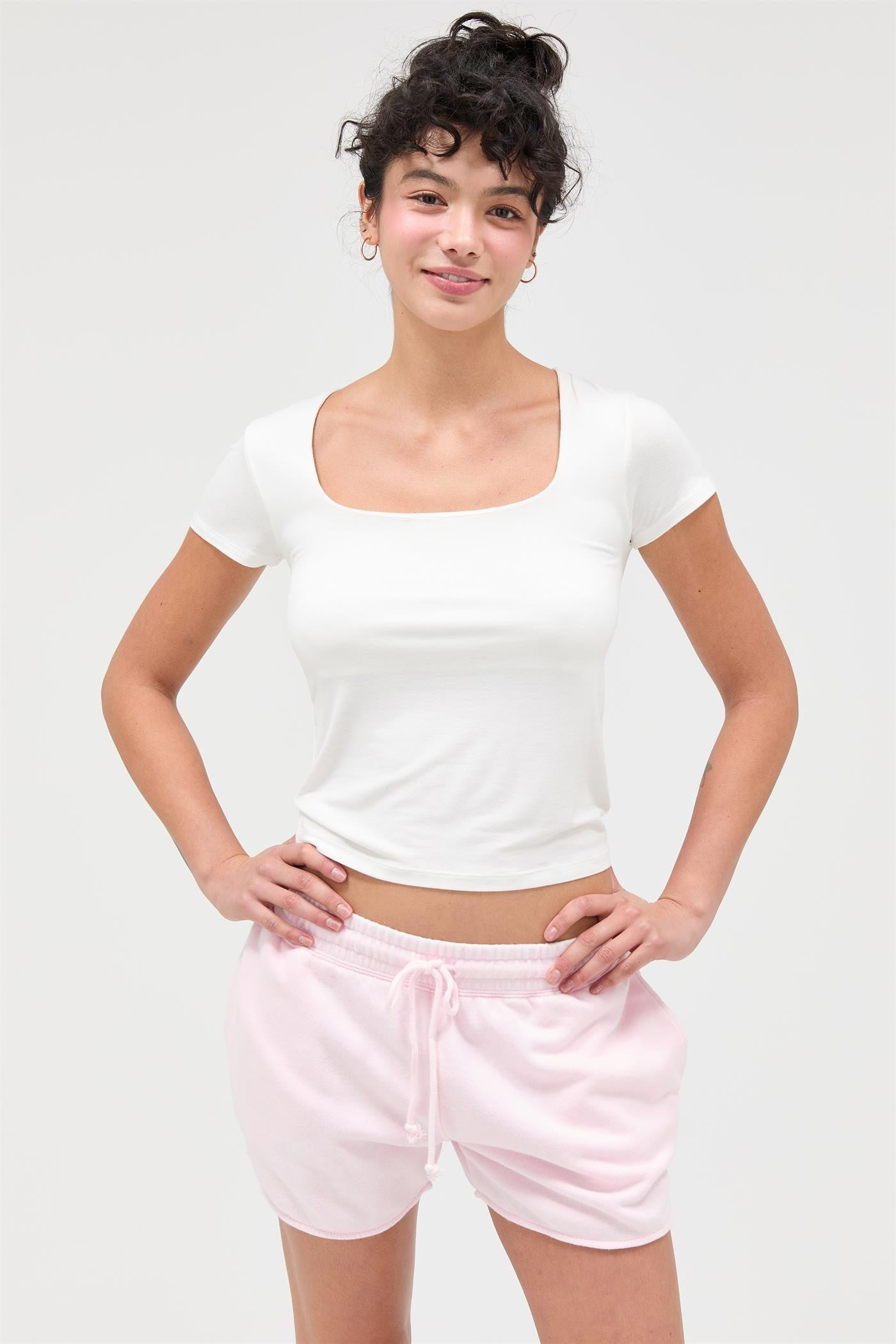 River Square Neck Top (Four Colors)*